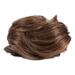 Abkekeiui Clip Wrap Wig Small Wrap Ball Head Wig Female Straight Hair Circle Black Brown Dished Hair Fluffy And Natural