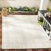 Safavieh Bermuda Kyleigh Geometric Outdoor Area Rug Ivory/Light Grey 4 x 6