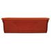 Southern Patio 24 Inch Medallion Windowsill Garden Box Planter Terracotta