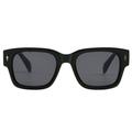 European and American fashion sunglasses trend box sunglasses made of PC - black