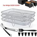 Air Fryer Rack Stainless Stackable Grid Grilling Rack for DZ201