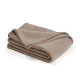 the original vellux blanket - twin soft warm insulated pet-friendly home bed & sofa - tan