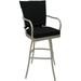 Outdoor or Indoor 30 Bar Stool - Ofir - Black - Beige