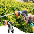 TOPRenddon Water Hose Nozzle Garden Hose Nozzle Heavy Duty Hose Nozzle With Adjust Watering Patterns Multifunctional High Pressure Hose Nozzle Sprayer For Home Watering Lawns And Garden