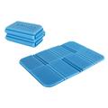 Portable Lightweight Mini Waterproof Folding Cushion Camping Outdoor Companion Cushion Folding Foam Portable Picnic Cushion Stain and Moisture Resistant Cushion Foldable Kneeling Cushion (Blue)