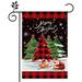 Merry Christmas Garden Flag Welcome Winter Snow Double Sided Polyester Xmas Camping Home Yard Flag Outdoor Lawn Home Small Flags