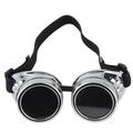 SAYFUT Steampunk Goggles Welding Gothic Glasses Black Glass Lenses For Men And Women