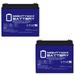 12V 35AH GEL Replacement Battery compatible with Power Patrol - 2 Pack