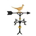 Montague Metal Products 32-Inch Deluxe Weathervane with Gold Pheasant Ornament