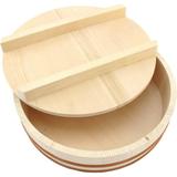 Hangiri Oke Sushi Rice Cooling Bowl/Tub With Lid 1 Piece - Jumbo