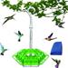 Hummingbird Feeder 2024 New Sweety Hummingbird Feeder Sweety Hummingbird Feeder Hummingbird Feeder Wind Chime Hummingbird Feeder Hummingbird Feeders for Outdoors (Green)