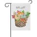 Hidove Fall Pumpkins Apples Garden Basket Garden Flag 12 x 18 Inch Vertical Double Sided Welcome Yard Garden Flag Seasonal Holiday Outdoor Decorative Flag for Patio Lawn Home Decor Farmhous