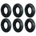 CLkPde 33194 Replacement Wheelbarrow Inner Tube 8 Rim 16-Inch Diameter 6-Pack Black