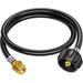 4FT Propane Adapter Hose - Durable 1lb to 20lb Tank Adapter for Gas Grills and Heaters