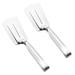 304 Kitchens Tongs 2Pcs Stainless Steel Multipurpose Gripper Bread Clip/Steak Clamps/Fried Steak Clamp/Barbecue Tongs