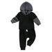 Suealasg Toddler Baby Boys Fall Outfits 6M 1T 2T 3T 4T Kids Boys Contrast Color Hooded Long Sleeve Hoodies Sweatshirts and Long Pants 2 Piece Autumn Tracksuit Clothing for Little Boys