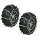 REAR ATV Tire Chains V-Bar PAIR 1988-2002 fits Suzuki Quadrunner 250 4x4