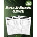 Dots and Boxes Game: A Simple Strategy Game - Large Book Pigs in a Pen Dot to Dot Grids Game of Dots Jungle Design (Paperback)