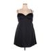 Wild Fable Casual Dress - Shift Plunge Sleeveless: Black Solid Dresses - Women's Size 2X-Large
