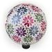 Dakota Fields 12"H Gazing Globe w/ Mosaic Teardrop Design Glass | Wayfair FC0D8BDA5E9D4DF58978BFDF276A1354