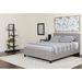 Alcott Hill® Konen Tufted Low Profile Platform Bed Upholstered/Metal/Polyester in Gray | 63 W in | Wayfair E7998D0CC523490D876160A553563FC9