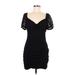 Divided by H&M Cocktail Dress - Mini: Black Dresses - New - Women's Size Medium