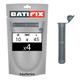 Batifix - 4 tamis 10x45mm scellement chimique Gris