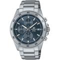 Chronograph CASIO EDIFICE Armbanduhren edelstahlfarben, blau Herren Uhren