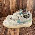 Nike Shoes | Nike Air Force 1 Low Mens Casual Sneaker Shoes White Blue Do5876-100 Size 8 | Color: White | Size: 8