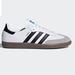 Adidas Shoes | Adidas Samba Classic White With The 3 Stripes Shoes Sneaker Men Size 9.5 | Color: White | Size: 9.5