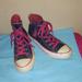 Converse Shoes | Converse All Stars Chuck Taylor Pink & Blue High Tops Sneakers Sz 8 | Color: Blue/Pink | Size: 8
