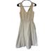 J. Crew Dresses | Jcrew 100% Cotton Beige Lined A-Line Dress | Color: Cream | Size: 00