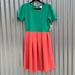 Lularoe Dresses | Nwt Lularoe Amelia 2 Toned Day Dress Medium | Color: Green | Size: M
