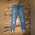 American Eagle Outfitters Jeans | Ae Next Level Ripped Jegging | Color: Blue | Size: 8 Short