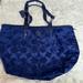 Coach Bags | Coach Large Dark Cobalt Blue Getaway Travel Weekender Totecosmetic Bag Set Nwot | Color: Blue | Size: Os