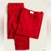 J. Crew Intimates & Sleepwear | Jcrew Skin X J.Crew Pajama Set, Size L | Color: Red | Size: L