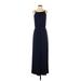 Banana Republic Factory Store Casual Dress - Formal Scoop Neck Sleeveless: Blue Solid Dresses - Women's Size X-Small