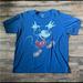 Disney Shirts | Disney Store Classic Mickey Mouse Mens Blue T Shirt Size Xl | Color: Blue | Size: Xl
