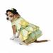 Disney Dog | Disney Tails Princess Tiana Pet Costume Sz Xl | Color: Green/Yellow | Size: Xl