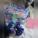 Disney Accessories | Disney Stitch Irredescent Bag And 3 Piece Hair Ties! Bnwt | Color: Blue/Pink | Size: Os