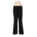 Rafaella Dress Pants - High Rise Boot Cut Boyfriend: Black Bottoms - Women's Size 12