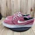 Nike Shoes | Mens Nike Sb Stefan Janoski Size 9 Red Low Top Athletic Skateboarding Shoes | Color: Red | Size: 9