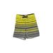 Billabong Athletic Shorts: Yellow Print Sporting & Activewear - Kids Boy's Size 4