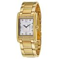 Coach Accessories | Coach Lexington White Dial Ladies Ss Gold Tone Watch W/Crystals & Mop Inlay Euc | Color: Gold/White | Size: Face: 38mm/10mm Thick ...Band:19mm W & 6" L