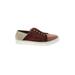Wanted Sneakers: Slip-on Platform Casual Brown Shoes - Women's Size 8 - Round Toe