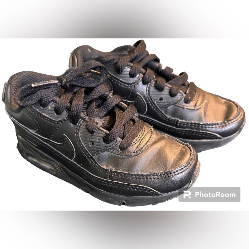 Nike Shoes | Black Nike Air Max Shoes | Color: Black | Size: Boys U.S. 12c