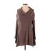 Soft Surroundings Pullover Sweater: Brown Tops - Women's Size Small