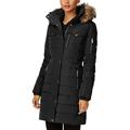 Michael Kors Jackets & Coats | New Michael Kors Faux Fur Trim Removable Hood Down Puffer Coat In Black | Color: Black | Size: Various