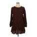 Gap Casual Dress - DropWaist: Brown Animal Print Dresses - Women's Size X-Large