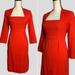 Kate Spade Dresses | Kate Spates Sheila Knee Length Sheath Dress | Color: Orange/Red | Size: 4